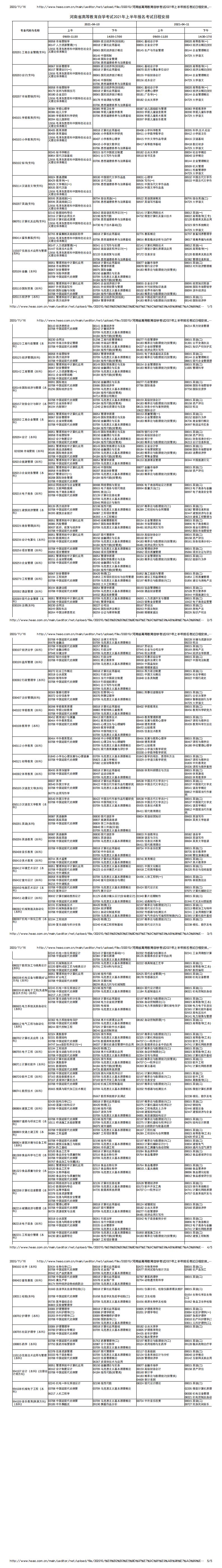 河南省高等教育自学考试2021年上半年报名考试日程安排_20201019_591_0.jpg